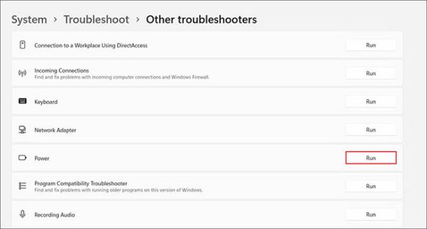 Sửa lỗi không thể thay đổi Power mode trên Windows 11 như nào?6