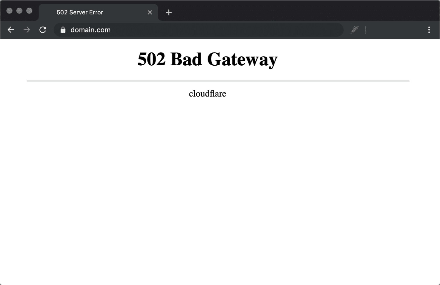 Lỗi 502 bad gateway là gì?