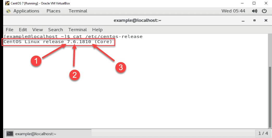 check centos version