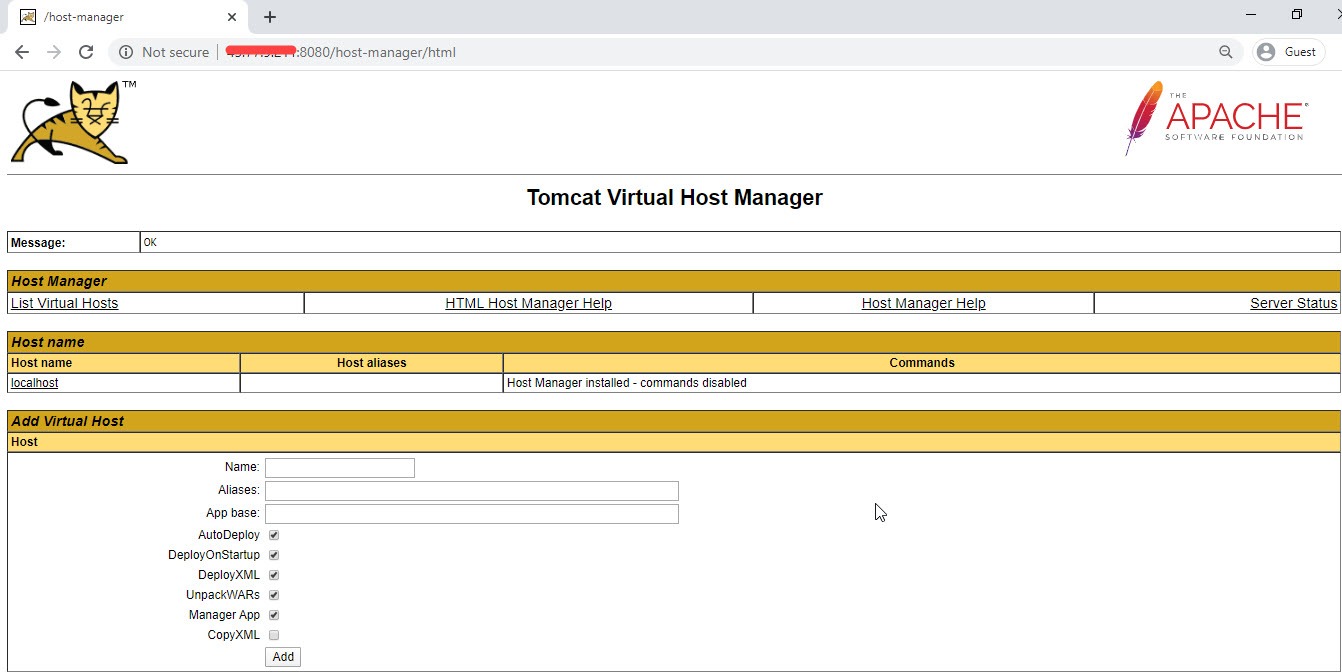 Host Manager
