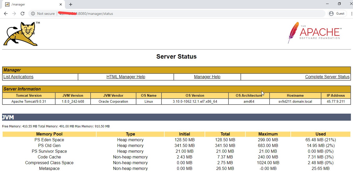 Server Status