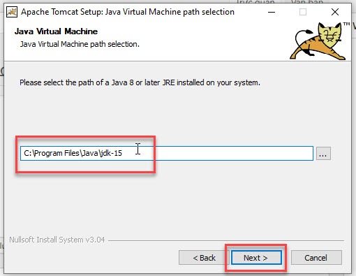 Cài đặt Tomcat 9.0