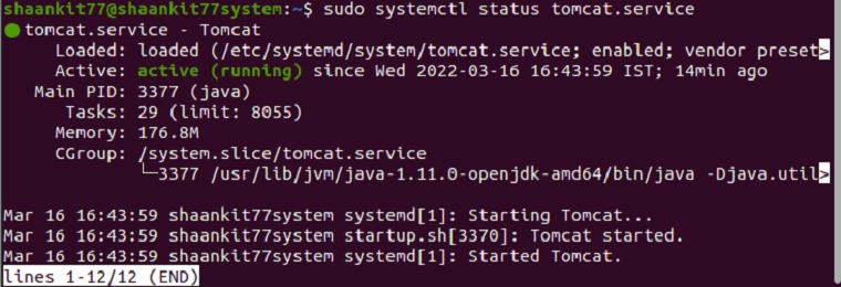 Tạo dịch vụ Tomcat với Systemd