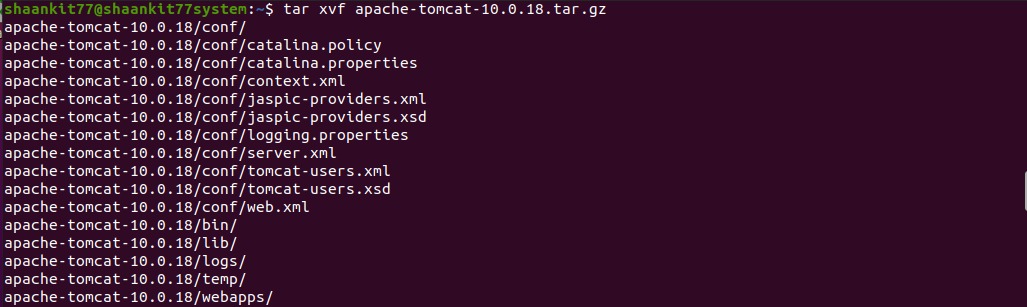 Tải xuống và cài đặt Apache Tomcat 10