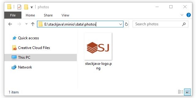 Tạo bucket và upload file