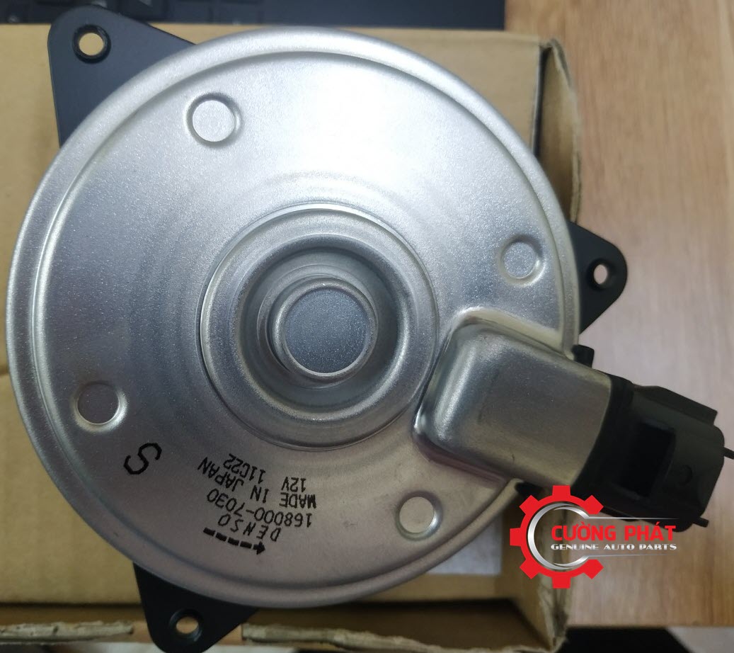 Mo-to-quat-ket-nuoc-Mitsubishi-Attrage-Mirage(3) Cận cảnh mô tơ quạt két nước Attrage, Mirage