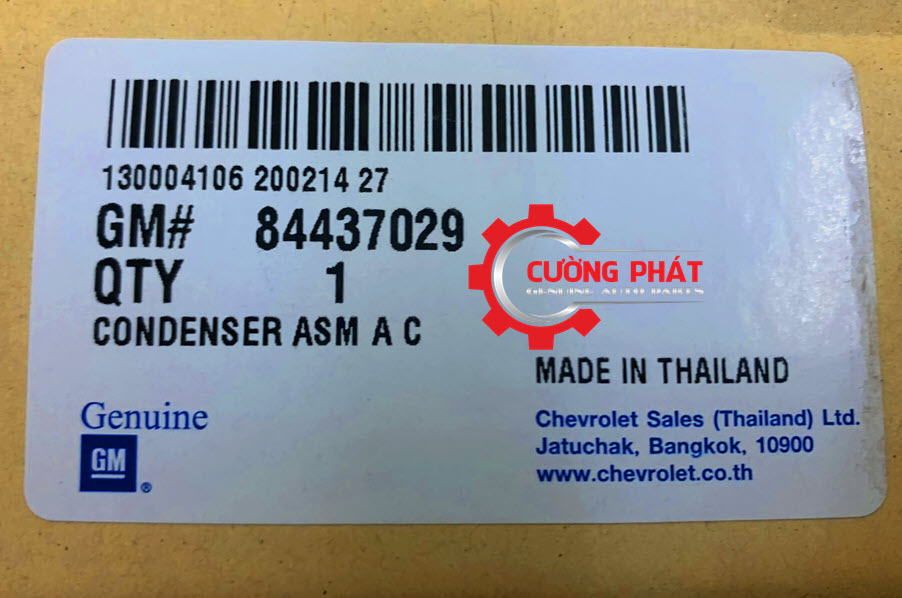 Dan-nong-Chevrolet-Colorado-2017-84437029 Mã dàn nóng Colorado 2017 chính hãng 84437029