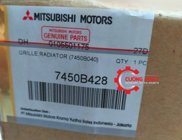 Mã mặt ca lăng mạ Xpander chính hãng 7450B428