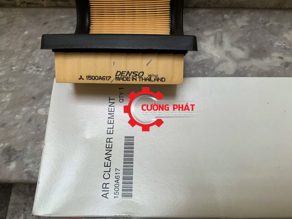 Mã lọc gió động cơ in trên sản phẩm