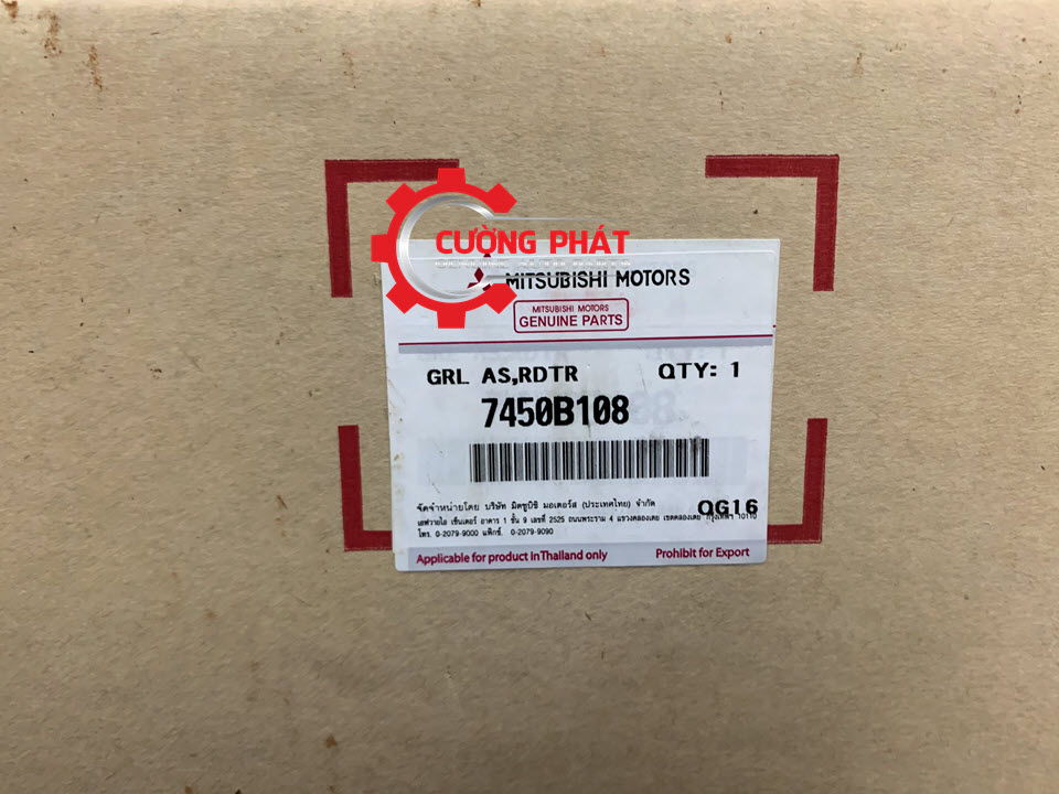 Mat-ca-lang-ma-chi-Mitsubishi-Triton-2017-7450B108 Mã mặt ca lăng mạ chì Triton 2017 chính hãng