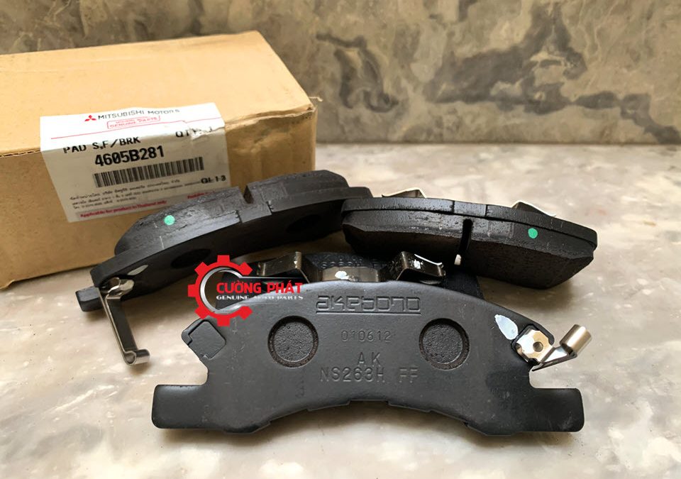 Hình ảnh má phanh trước Mitsubishi Attrage, Mirage chính hãng