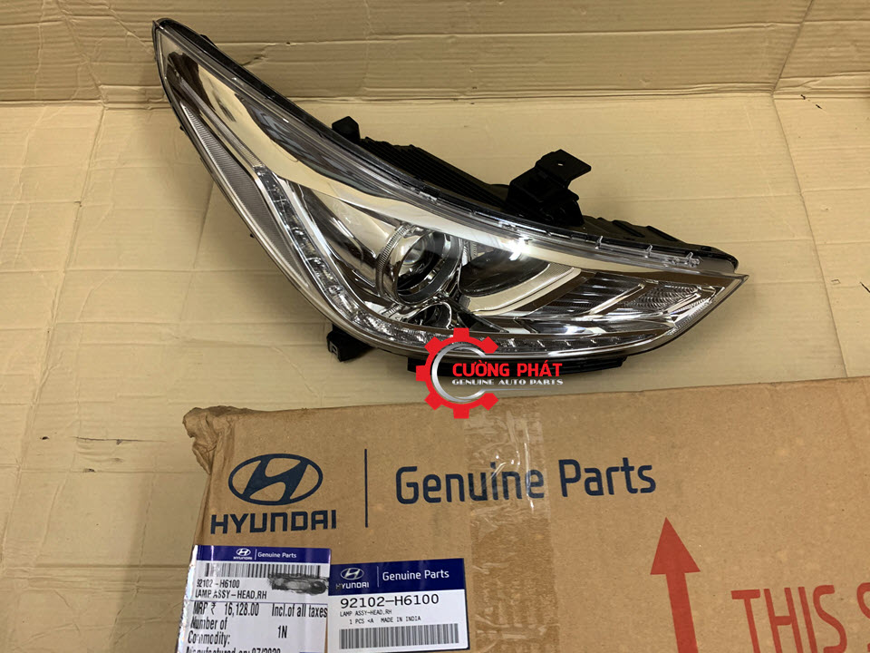 Den-pha-Hyundai-Accent-2018-92102H6100 Mã đèn pha Accent 2018 chính hãng