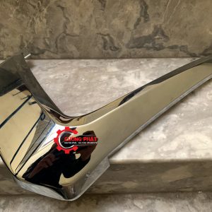 Hình ảnh nẹp inox cản trước miếng giữa Mitsubishi Outlander 2017 chính hãng