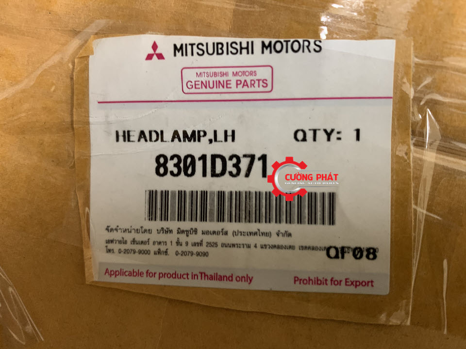 Den-pha-Mitsubishi-Triton-2020-8301D371 Mã đèn pha Triton 2020 chính hãng