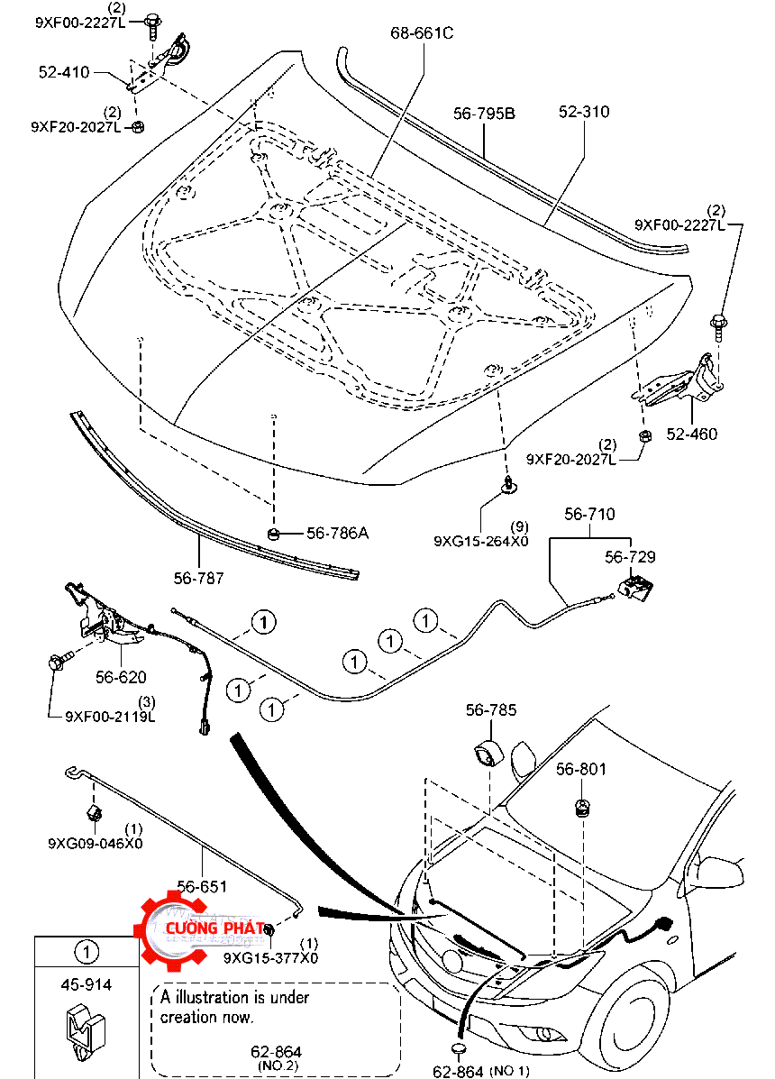 Nap-capo-Mazda-BT50-UC2B52310E (5) Sơ đồ nắp capo BT50 chính hãng