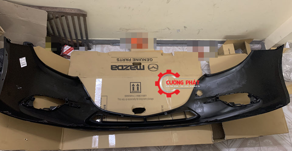 Cận cảnh cản trước Mazda 3 chính hãng