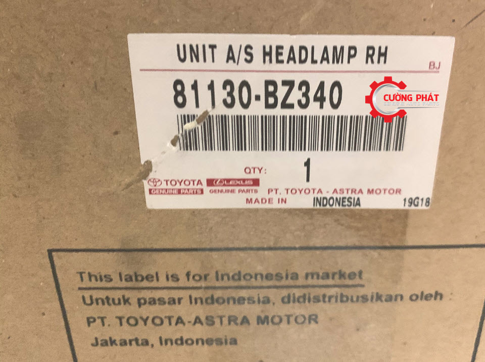 Den-pha-Toyota-Wigo-2019-co-bi-81130BZ340 Mã đèn pha Wigo 2019 có bi chính hãng