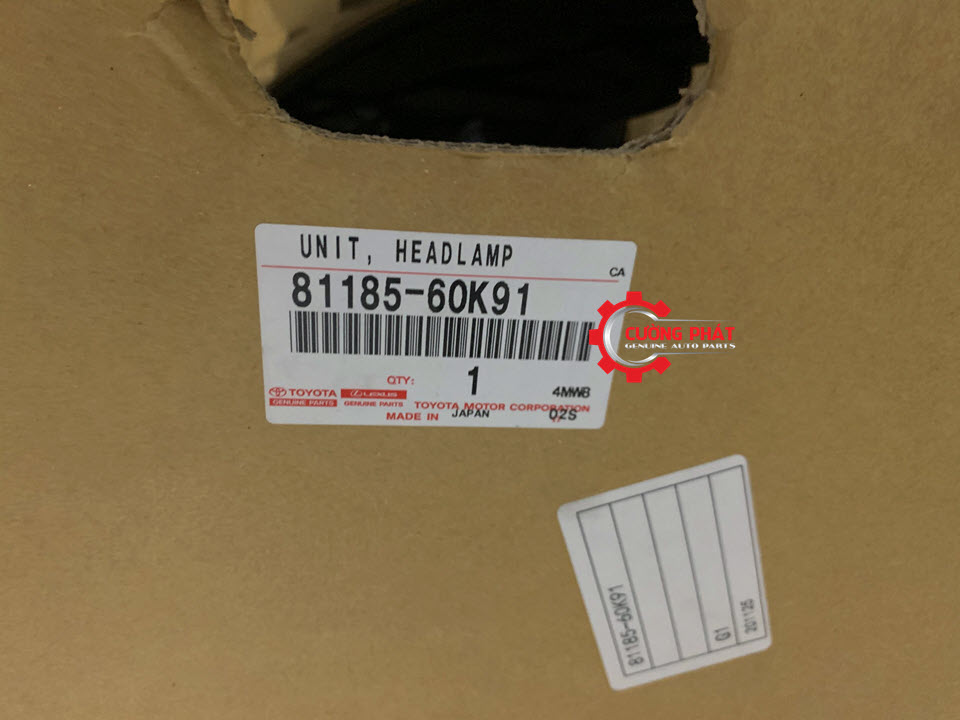 Den-pha-Lexus-LX570-2019-8118560K90-8118560K91 Mã đèn pha LX570 2019 chính hãng