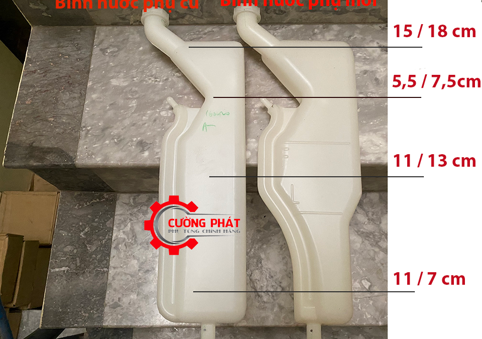 Chi tiết thay đổi thiết kế khắc phục lỗi bình nước làm mát Mitsubishi Xpander