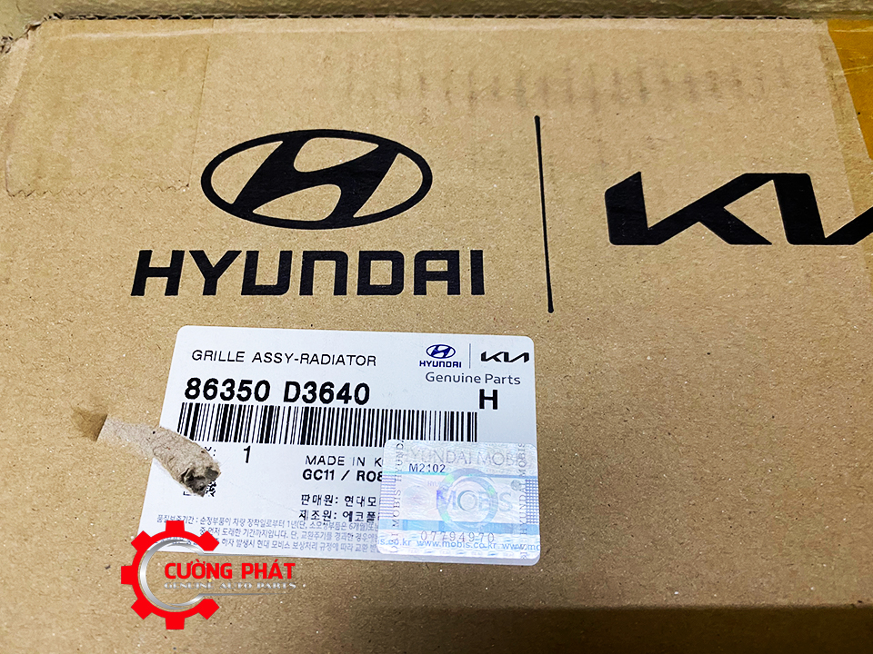 Mã phụ tùng mặt ga lăng Hyundai Tucson chính hãng