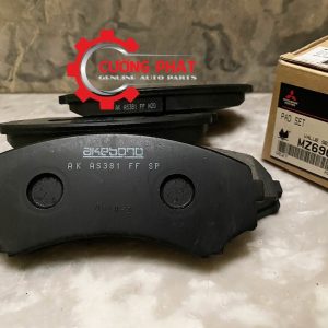 Hình ảnh má phanh trước Mitsubishi Pajero V73, V93 chính hãng