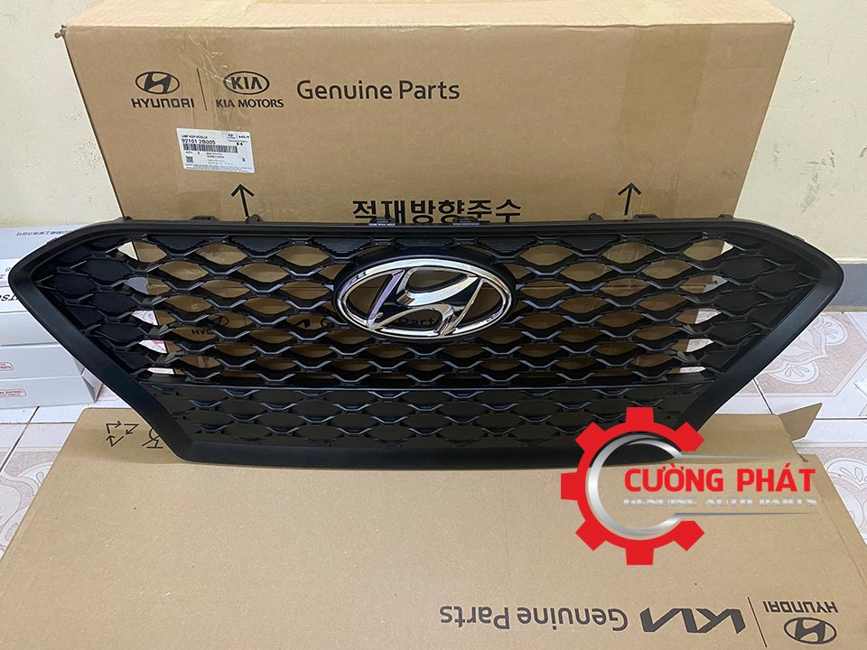 Mat-ga-lang-den-Hyundai-Kona-2016-2022-86350J9000 Hình ảnh mặt ga lăng đen Hyundai Kona 2016-2022 chính hãng