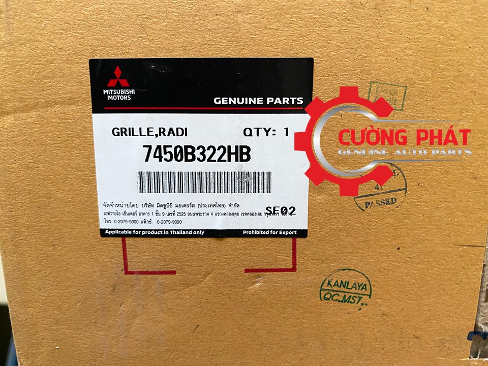 Mat-Galang-Mitsubishi-Pajero-Sport-2021-2022-7450B322HB (3) Mã ga lăng Pajero Sport 2021-2022 chính hãng