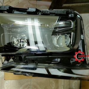 Cận cảnh đèn pha Santafe 2021-2023 chính hãng