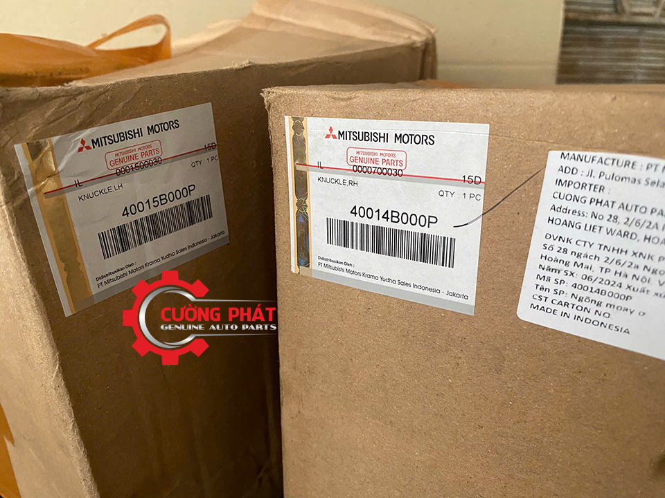 Ngong-moay-o-Mitsubishi-XForce-40015B000P-40014B000P (3) Tem mã ngõng moay ơ trước XForce chính hãng